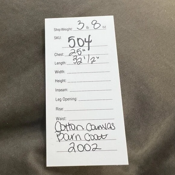 Banana Republic Men's Y2K Cotton Chore Barn Coat Field Jacket Green Size Large - Picture 11 of 11